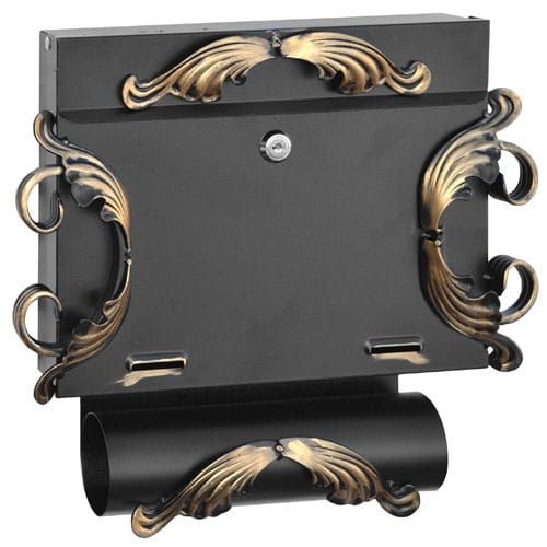 Skrzynka na listy ozdobna wewnątrzlokalowa SK-12 z tubą na prase