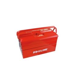 Skrzynka narzędziowa metalowa 5 - częściowa dwurączkowa 40cm, Proline 33405