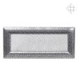Kratka kominkowa malowana OSKAR czarno-srebrna 11x32