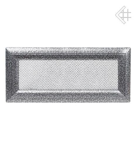 Kratka kominkowa malowana OSKAR czarno-srebrna 11x32
