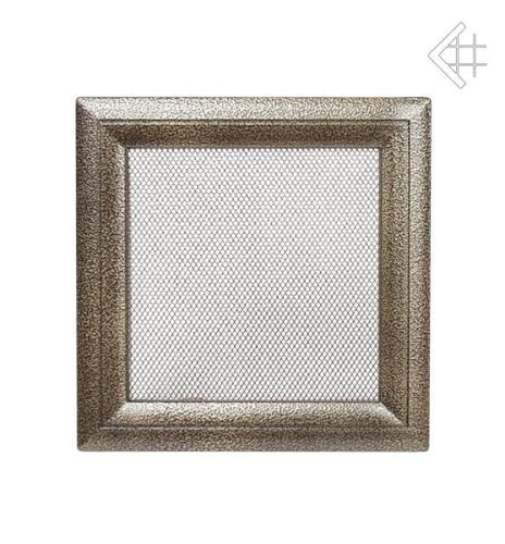 Kratka kominkowa malowana OSKAR czarno-złota 17x17
