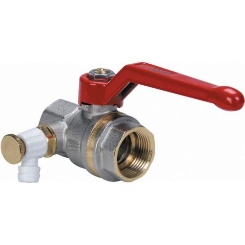 EFFEBI ASTER ACS Zawór kulowy z z kurkiem spustowym 3/4"