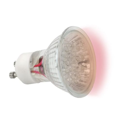 Żarówka z diodami LED GU-10 Czerwona
