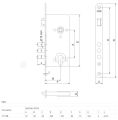 Zamek trzpieniowy 72/50 (ZT75) LOB
