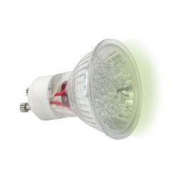Żarówka z diodami LED GU-10 Zielona