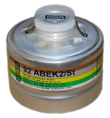MSA Filtropochłaniacz 92 A2B2E2K2-P2 R D