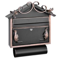 Skrzynka pocztowa na listy ozdobna SK-8 z tubą na prase