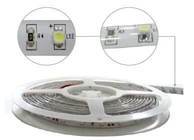 Taśma LED samoprzylepna wodoodporna 24W/12V Biały 1m