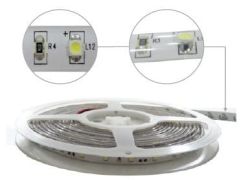 Taśma LED samoprzylepna wodoodporna 24W/12V Biały ciepły 1m
