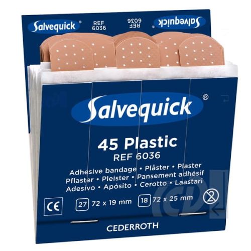 Zestaw plastrów plastikowych CEDERROTH Salvequick (nr 6036)