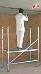 Rusztowanie montażowe, aluminiowe RollTec Krause 2.9m robocza 710307