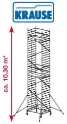 Rusztowanie jezdne, aluminiowe o szerokiej konstrukcji ProTec XXL Krause 10.3m robocza 945174