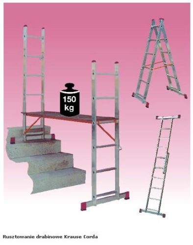 Rusztowanie drabinowe 2x6 Corda. Pomost roboczy 080011