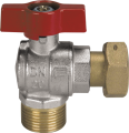 EFFEBI ASTER ACS CONTATORE SQUADRA Zawór kulowy kątowy z ruchomą nakrętką 1/2"x3/4"