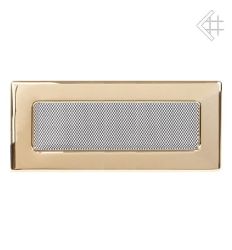 Kratka kominkowa wentylacyjna powlekana pozłacana 11x32