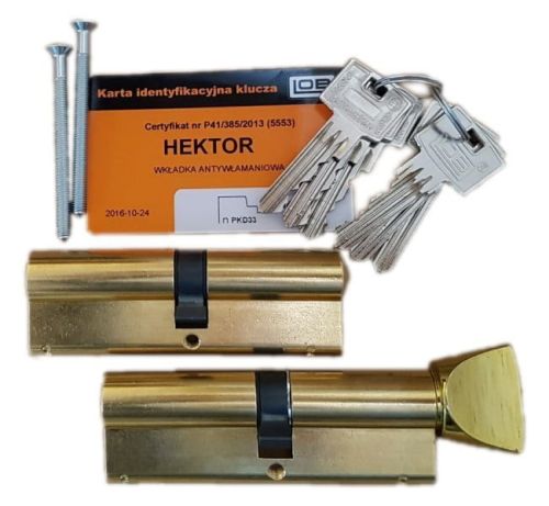 Komplet wkładek atestowanych HEKTOR 4 kl. zabezpieczenia LOB 4550mm w systemie jednego klucza1.jpg
