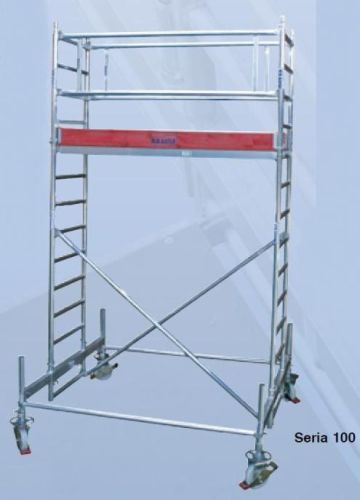 Rusztowanie jezdne seria 100, 2,5x0,75m Krause 11.4m robocza 741127