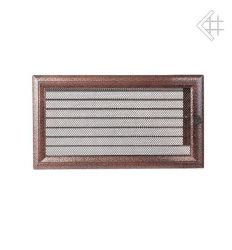 Kratka kominkowa malowana OSKAR miedziana 17x30 z żaluzją