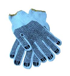 Rękawice z dzianiny nakrapiane