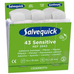 Zestaw plastrów do skóry wrażliwej SALVEQUICK CEDERROTH 6943