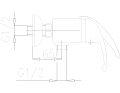 Piryt Bateria natryskowa jednouchwytowa 446-040-00