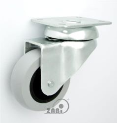 Koło meblowe w obudowie skrętnej tworzywo-gumowe fi 50