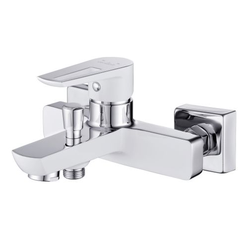 CERSANIT MILLE WHITE bateria wannowo-natryskowa ścienna z przełącznikiem S951-008