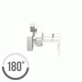 CERSANIT MILLE WHITE bateria natryskowa ścienna S951-033