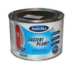 ZACIEKI PLAMY Farba do ścian i sufitów Śnieżka 0,4l.