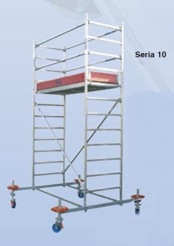 Rusztowanie jezdne seria 10, 2,5x0,75m Krause 8.4m robocza 741356