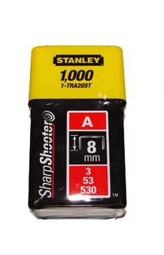 Zszywki tapicerskie typ53 Stanley 8mm