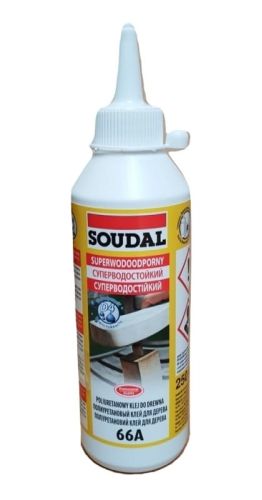 Poliuretanowy klej do drewna Soudal 66A - 250g