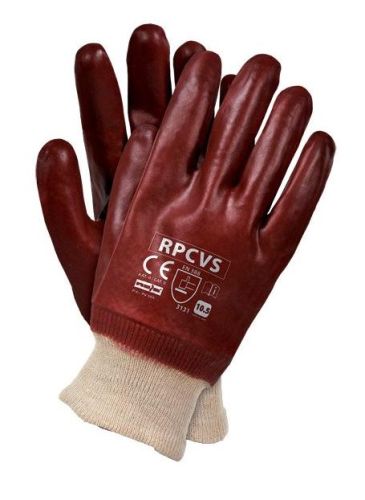 Rękawice powlekane PCV krótkie