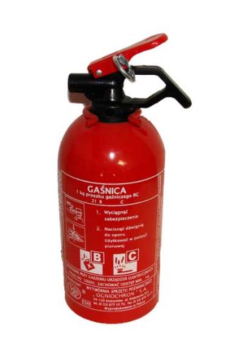 Gaśnica samochodowa proszkowa 1kg