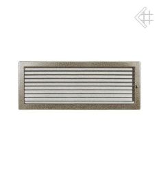 Kratka kominkowa malowana czarno-złota 22x45 z żaluzją