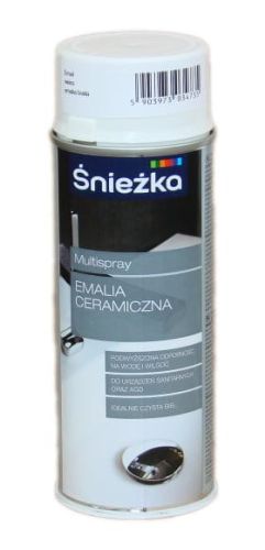 Emalia ceramiczna biała Śnieżka Spray 400ml