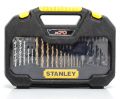 Zestaw wierteł do metalu, drewna i betonu oraz końcówki do wkrętarki Stanley STA7184 x70