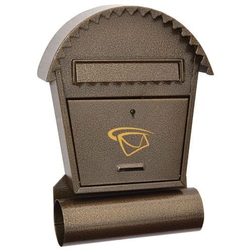 Skrzynka na listy wewnątrzlokalowa SDO7 Domek Mały Okrągły z tubą na prasę