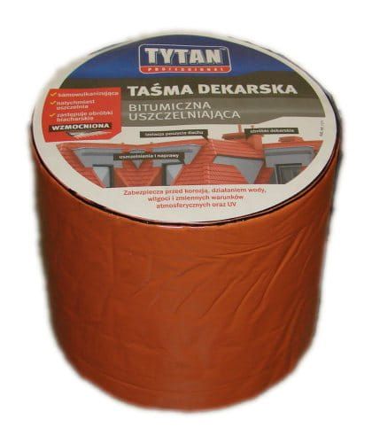 Taśma dekarska Tytan 10x30 cm cegła jasna