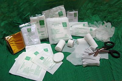 Wyposażenie do apteczek DIN 13157