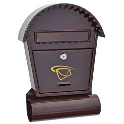 Skrzynka na listy wewnątrzlokalowa SDO5 Yale Domek Mały Okrągły z tubą na prasę