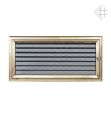 Kratka kominkowa galwanizowana Oskar 17x37 z żaluzją
