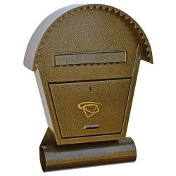 Skrzynka na listy wewnątrzlokalowa SDO3 Domek Duży Okrągły z tubą na prasę