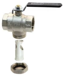Tecnovielle Zawór kulowy z filtrem w kuli 1/2" RĄCZKA