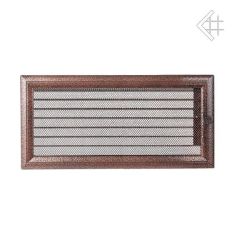 Kratka kominkowa malowana OSKAR miedziana 17x37 z żaluzją