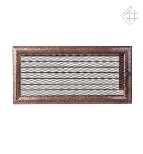 Kratka kominkowa malowana OSKAR miedziana 17x37 z żaluzją