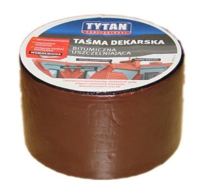Taśma dekarska Tytan 10x30 cm brązowy