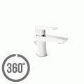 CERSANIT MILLE WHITE bateria umywalkowa stojąca z korkiem automatycznym S951-047