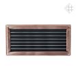 Kratka kominkowa Air System galwanizowana OSKAR miedziany 17x37
