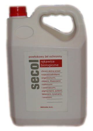 Powłokowy żel ochronny SECOL Niewidzialne rękawice 5 kg
